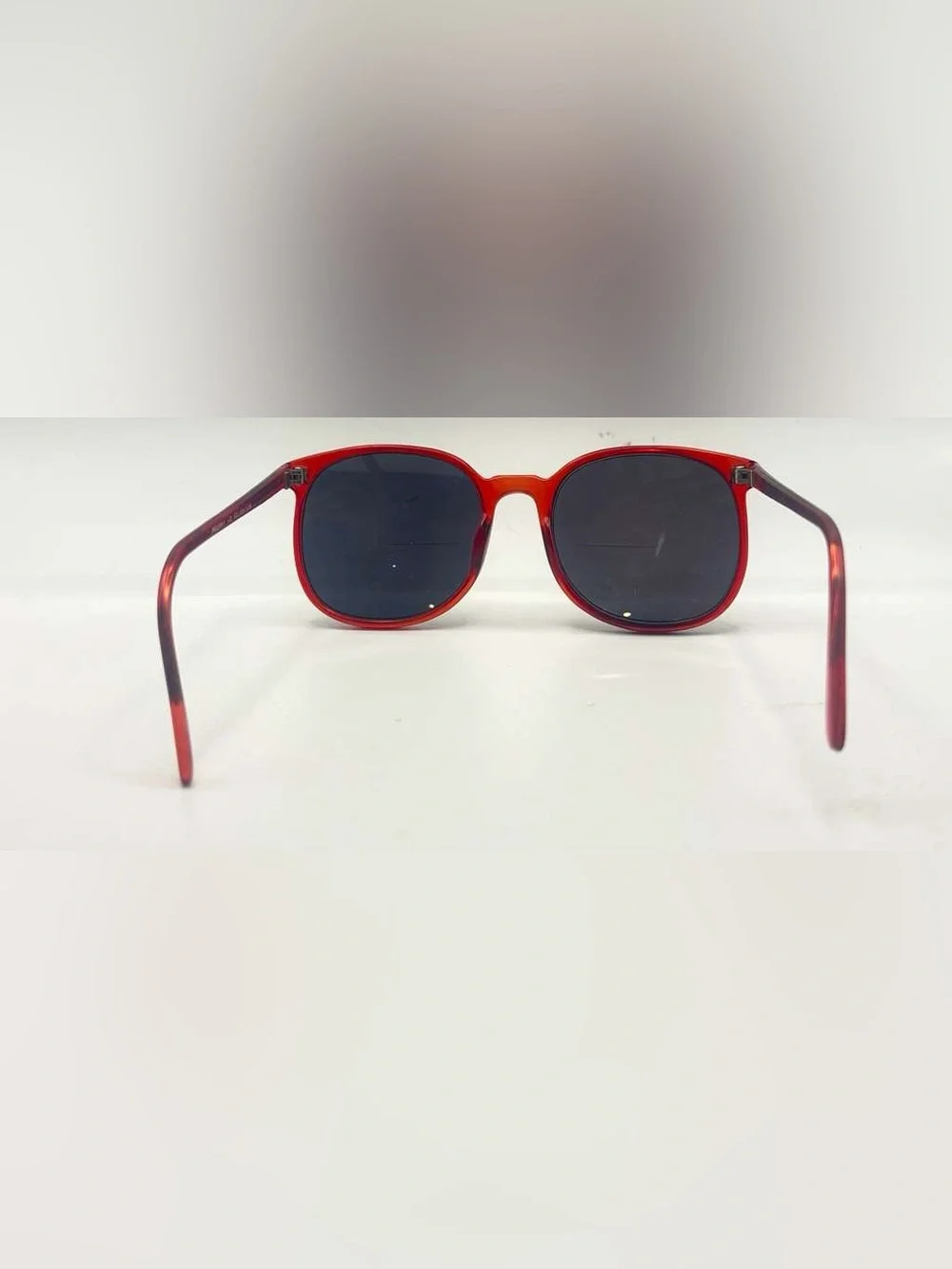 Preppy-2 Red Oval Sunglasses Frames Only